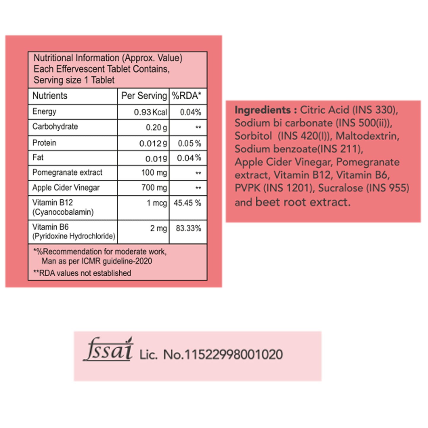 Fixuphealth Apple Cider Vinegar supplement