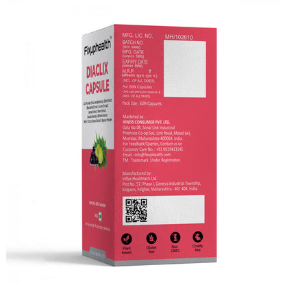 Diaclix Capsule with Fixuphealth branding 