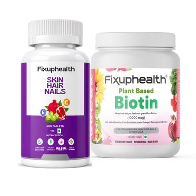 Monsoon Combo: Skin Hair Nails + Biotin Powder