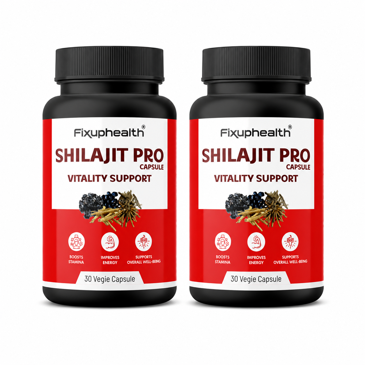 Shilajit Pro Capsules | Ayurvedic Herbal Formula with Shilajit, Ashwagandha & Gokshur | Vitality Support | 30 Capsules