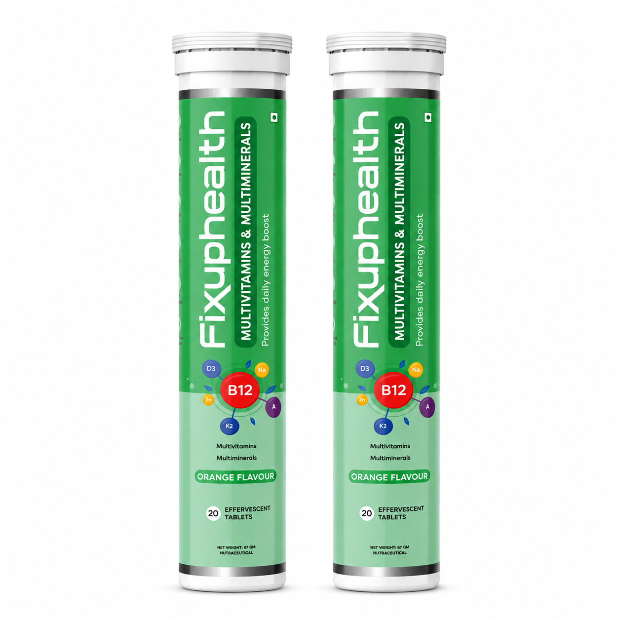 Multivitamin & Multimineral Effervescent Tablets | With Vitamins, Minerals & Grape Seed Extract | 20 Tablets