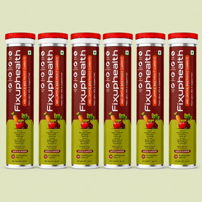 ABC (Apple Beetroot Carrot) | With Apple Cider Vinegar, Beetroot, Carrot, Pomegranate, Vitamin B6 & Vitamin B12 | 20 Tablets