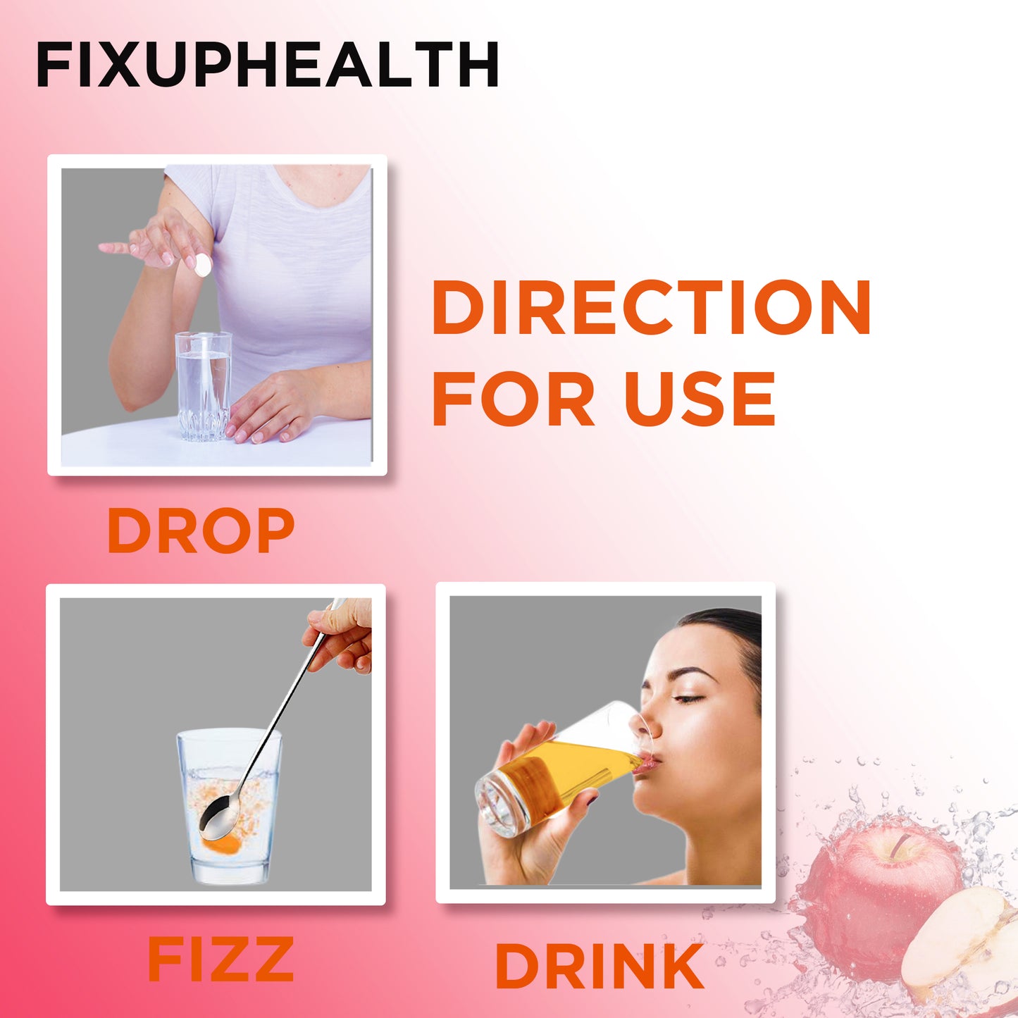 Fixuphealth Apple Cider Vinegar supplement