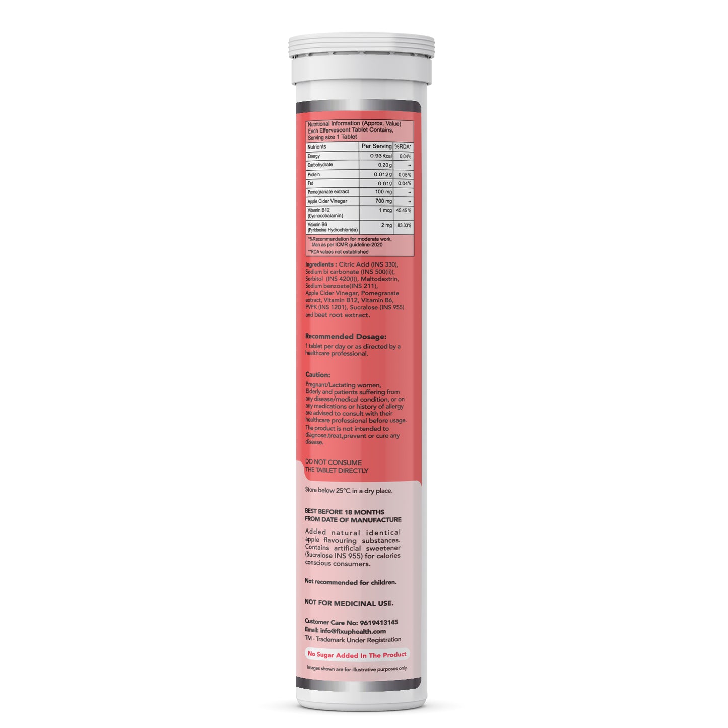 Fixuphealth Apple Cider Vinegar supplement