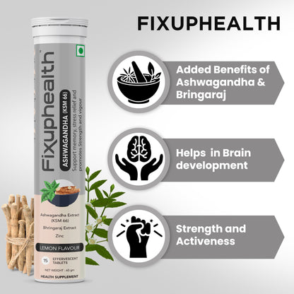 Ashwagandha (KSM-66) & Bhringaraj Tablets