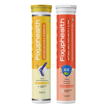 Calcium 500mg Vitamin D3 Strong Bone Muscles Effervescent Tablets