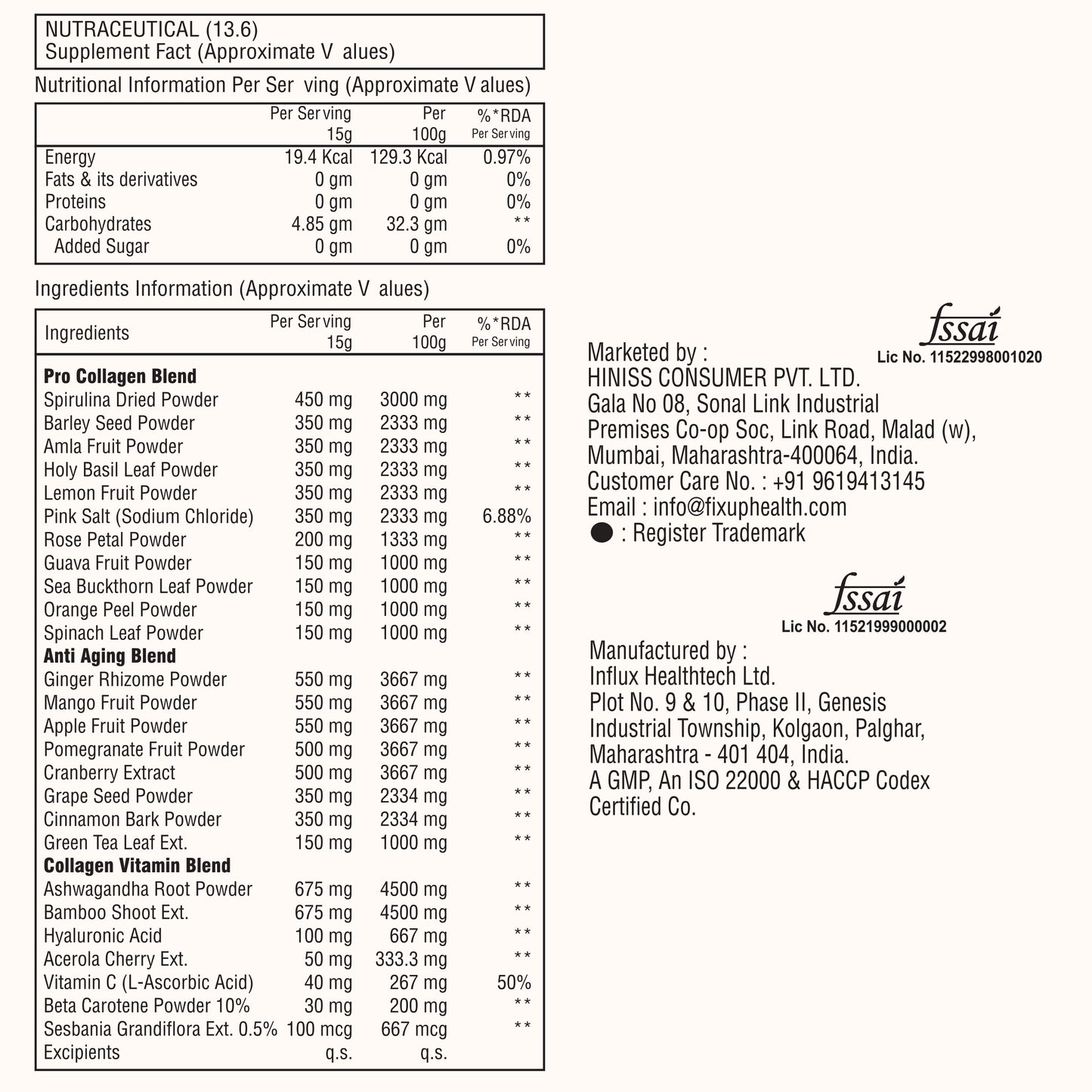 Collagen Builder Veg powder