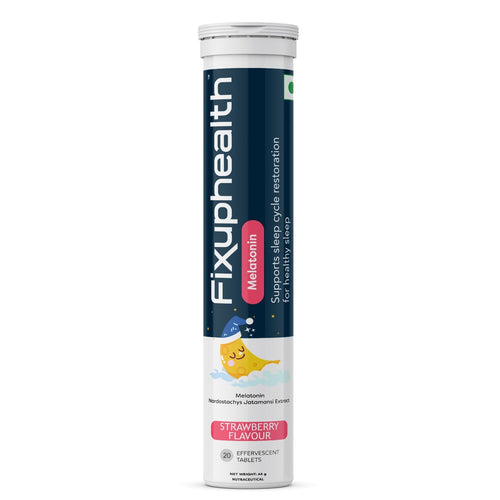 Melatonin Effervescent Tablets | With Melatonin & Nardostachys Jatamansi Extract| 20 Tablets