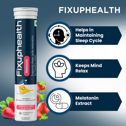 Melatonin Tablets (Strawberry flavour)