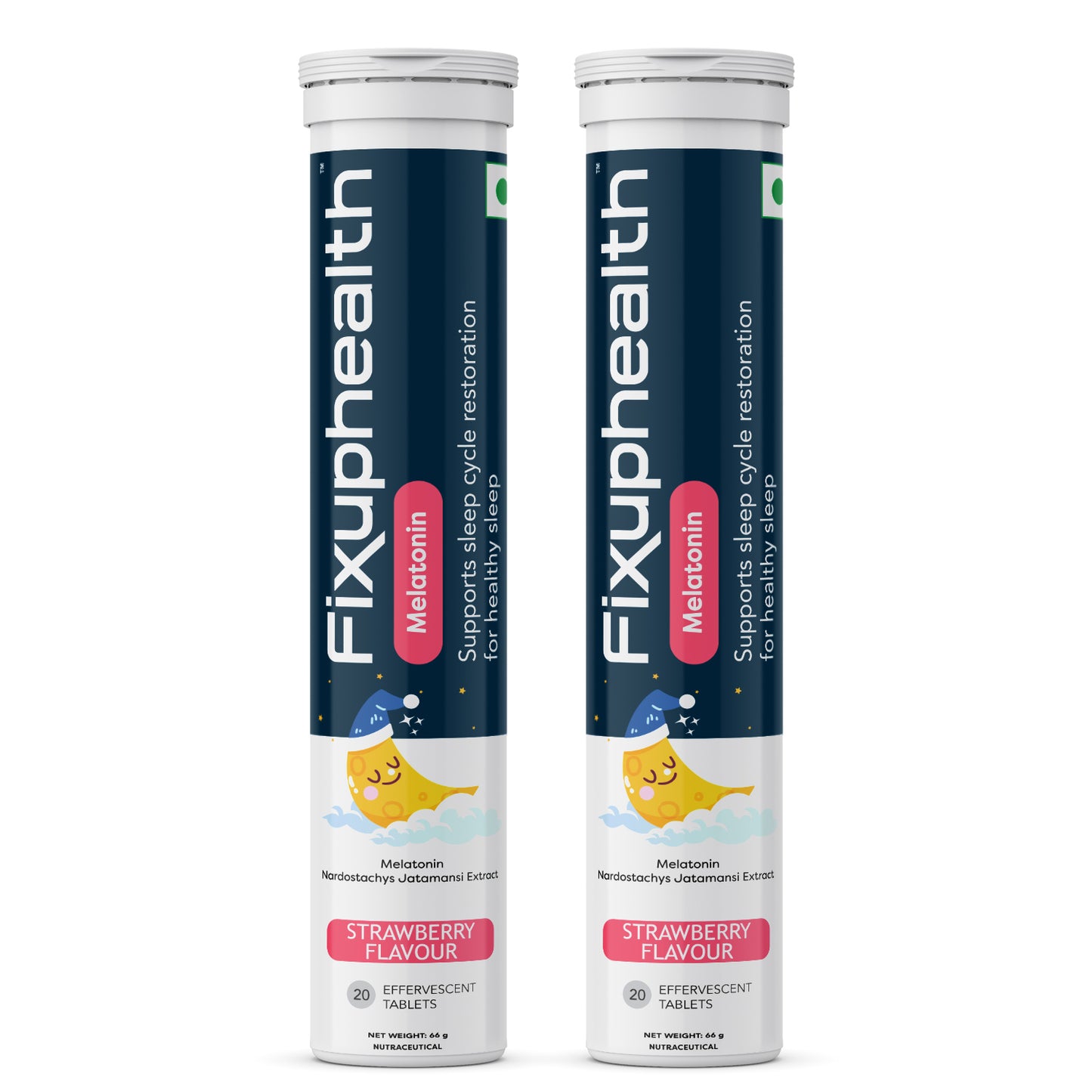 Melatonin Tablets (Strawberry flavour) (pack of 2)