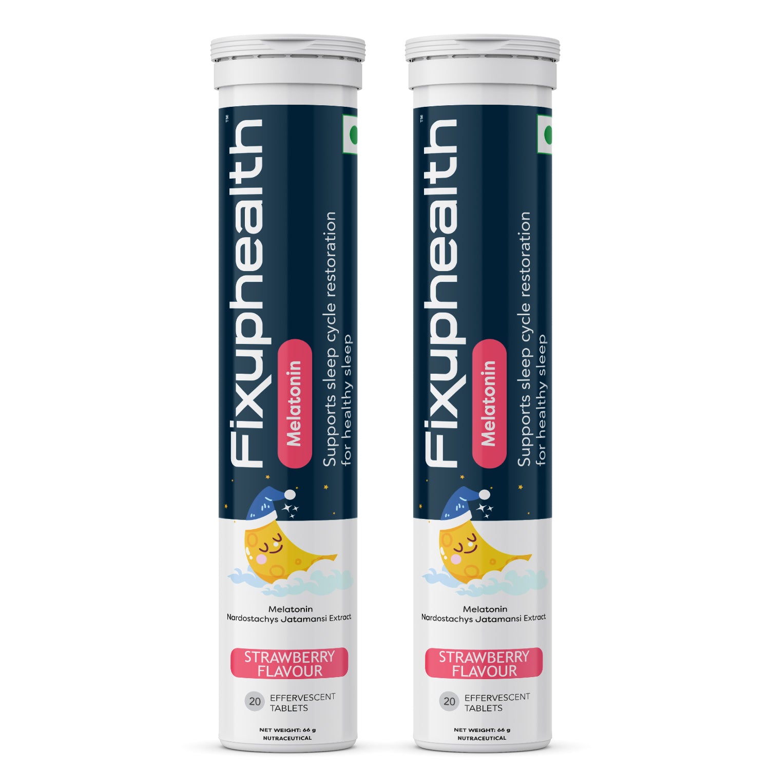 Melatonin Tablets (Strawberry flavour) (pack of 2)