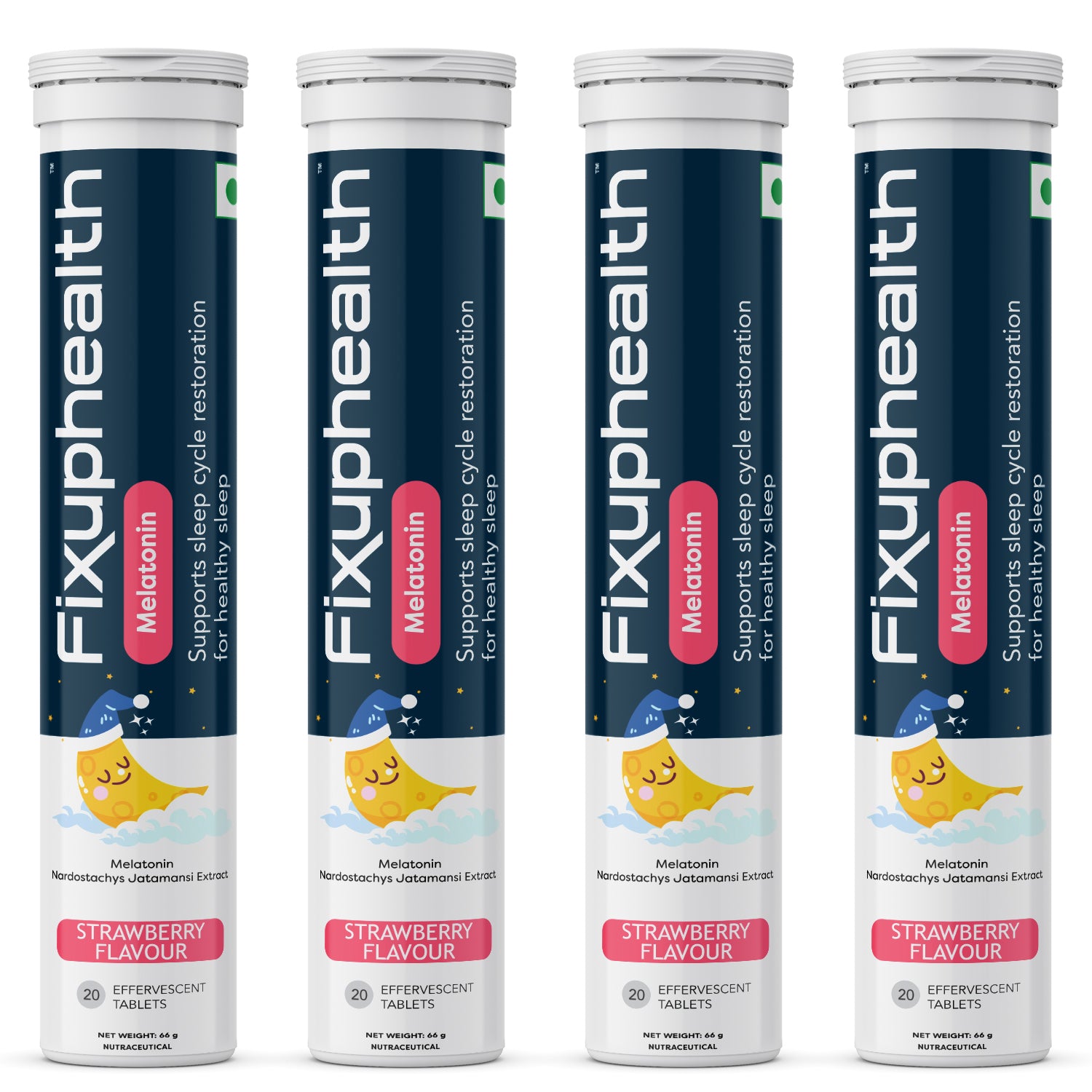Melatonin Tablets (Strawberry flavour) (pack of 4)