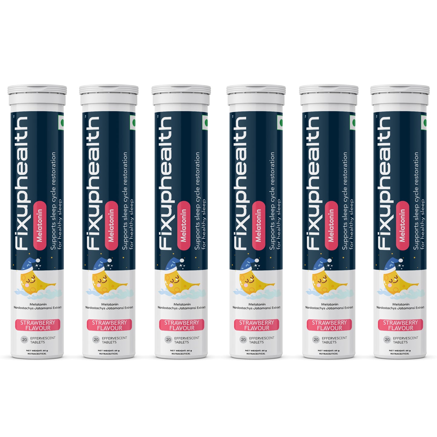 Melatonin Tablets (Strawberry flavour) (pack of 6)