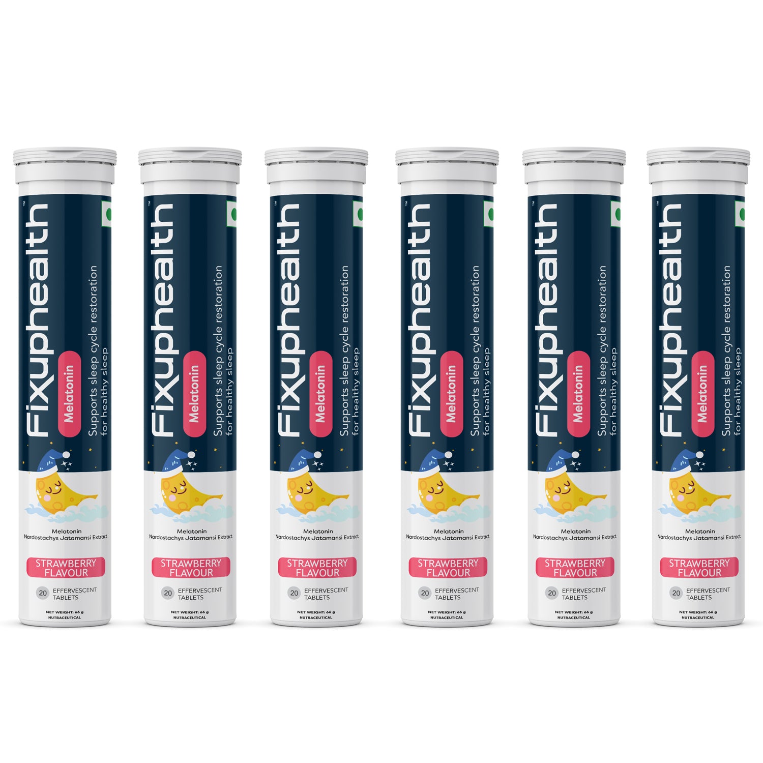 Melatonin Tablets (Strawberry flavour) (pack of 6)