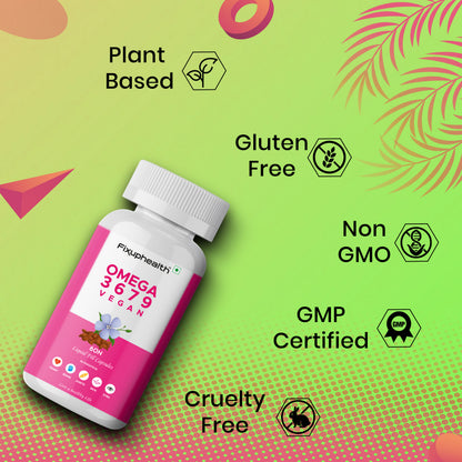 Fixuphealth Omega 3-6-7-9 Vegan Capsules