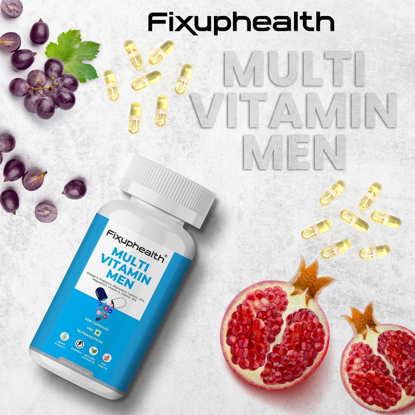 Fixuphealth Multi Vitamin Men supplement