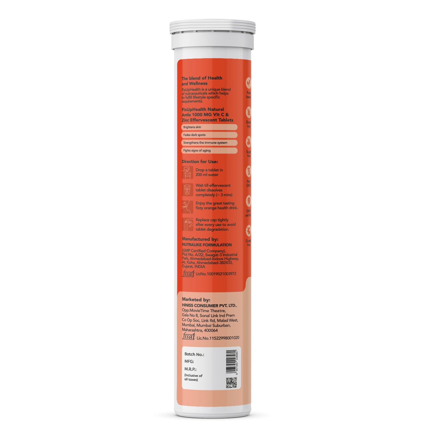 Natural Amla Vit C & Zinc