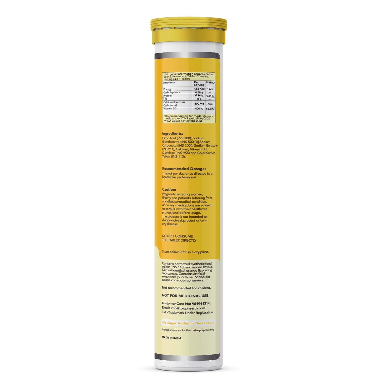 Calcium and Vitamin D3 Effervescent tablets