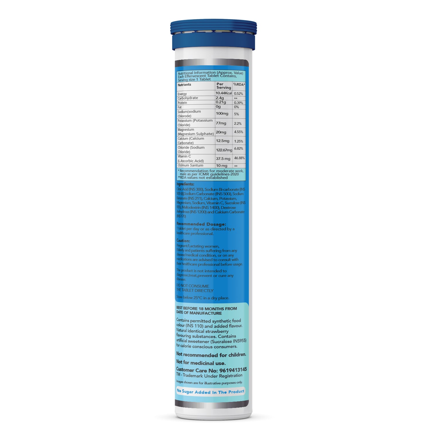 Electrolytes Vitamin C Effervescent Tablets