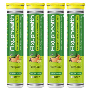 Japanese Matcha Green Tea with Ashwagandha Effervescent Tablet