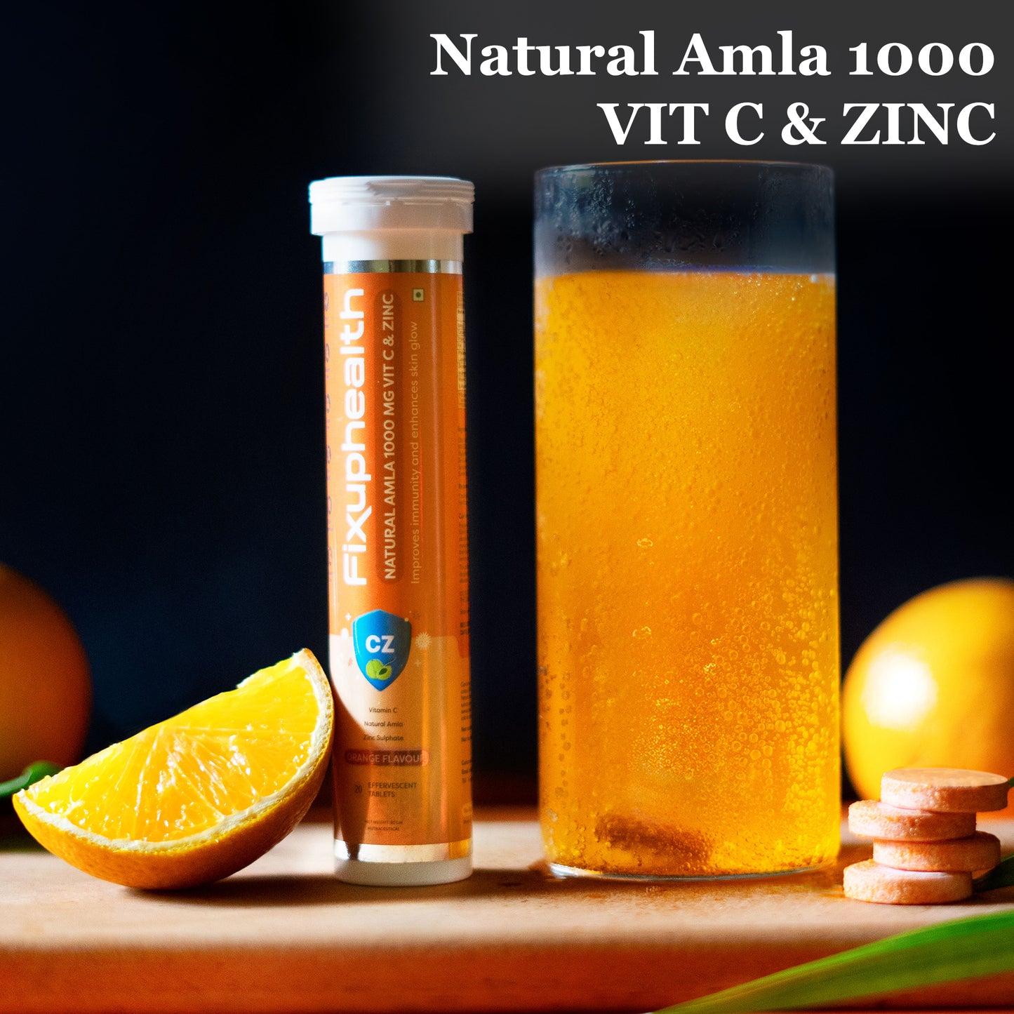 fixuphealth Natural Amla Vit C & Zinc