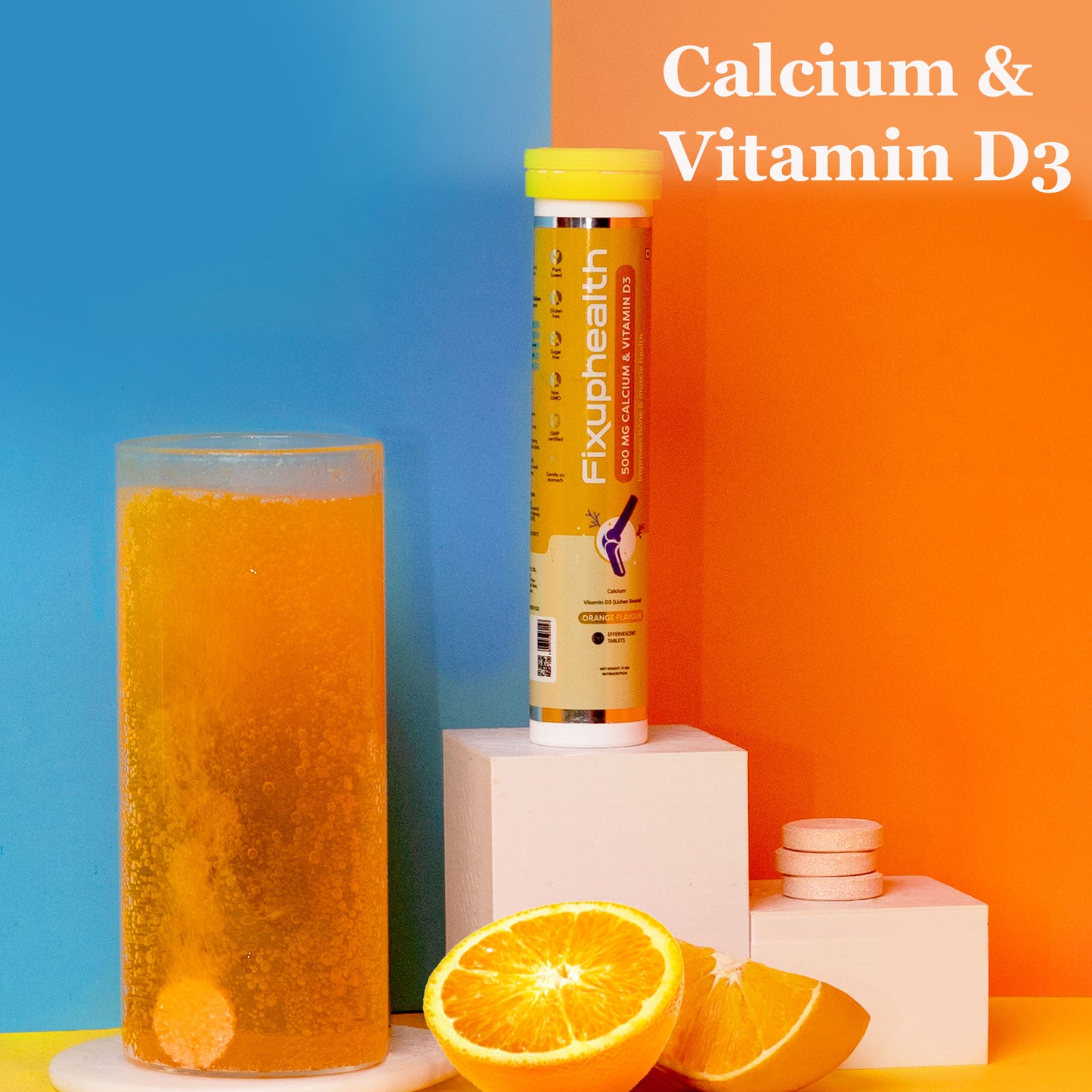 Calcium and Vitamin D3 Effervescent tablets