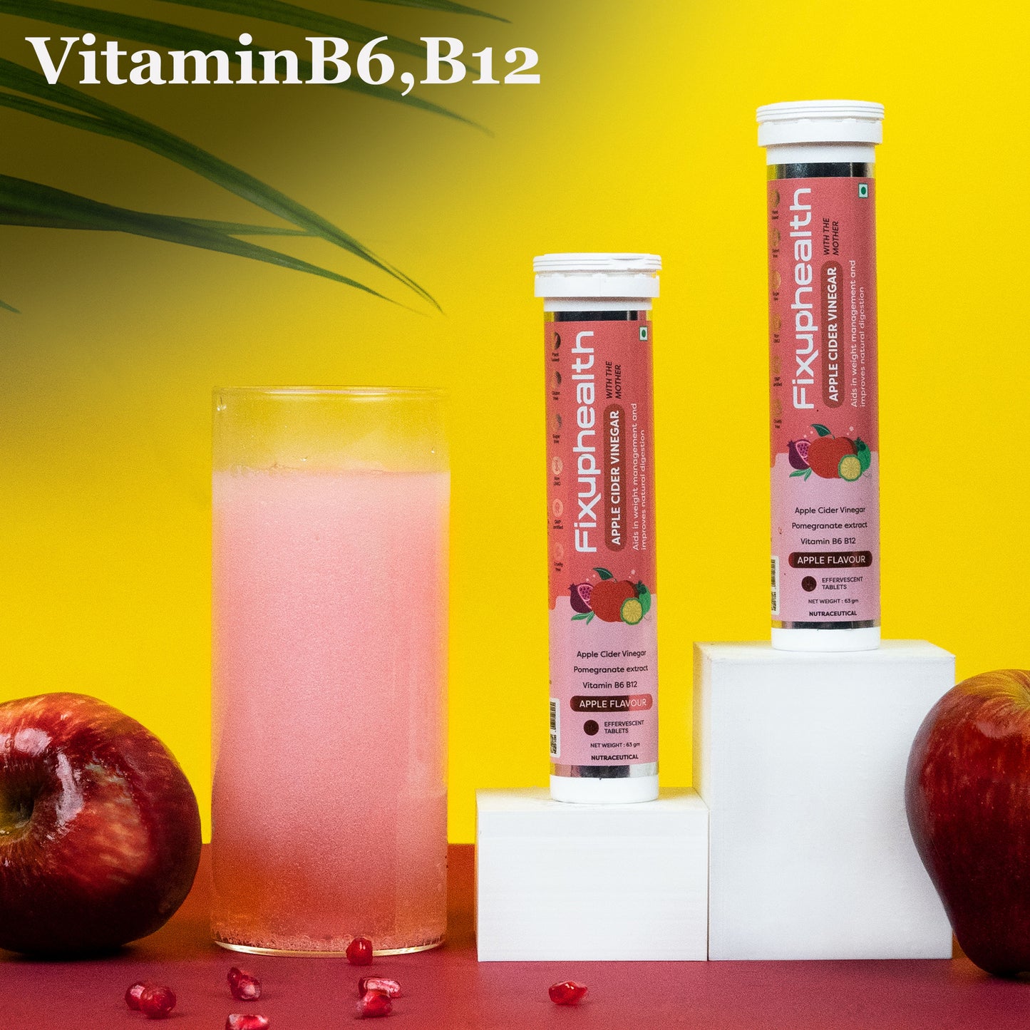 Apple cider vinegar Vit B6, B12